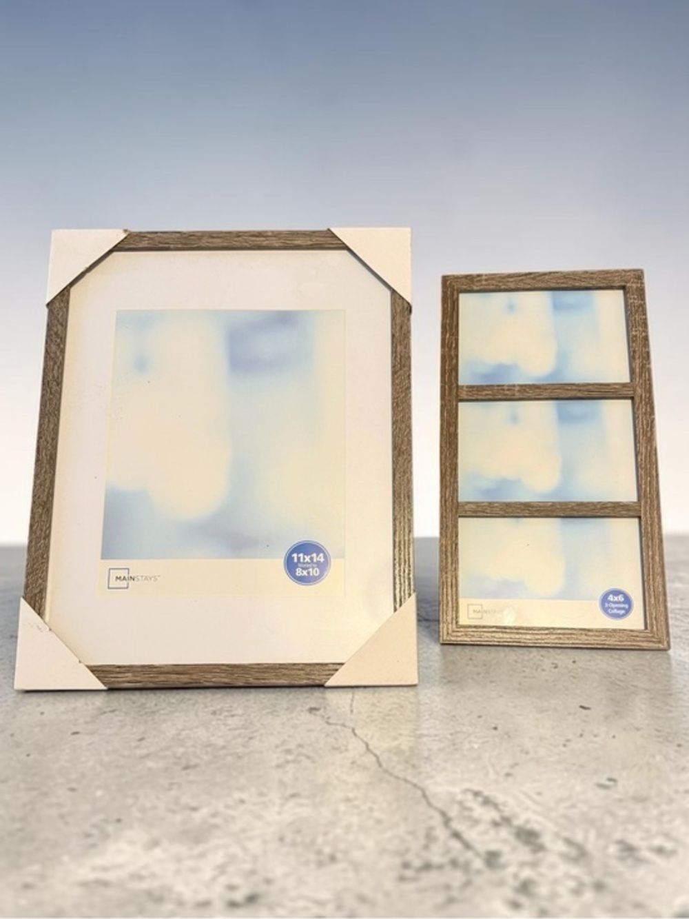 🫶🏻 Mainstays Woodgrain Photo Frames